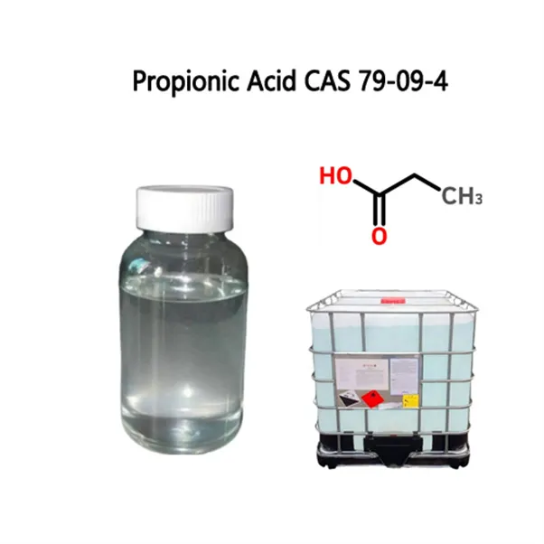 99.5% प्रोपेनोइक एसिड सीएएस 1979-9-4 खाद्य परिरक्षकों और एंटी-फफूंदी एजेंटों के लिए